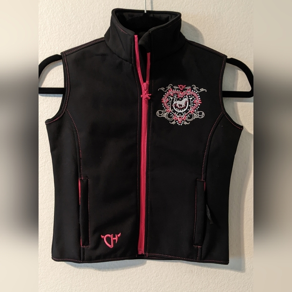 Cowgirl Hardware Girls Softshell Vest - Picture 1 of 7